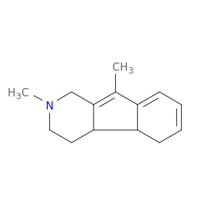 1H-Indeno[2,1-c]pyridine,2,3,4,4a,9,9a-hexahydro-2,9-dimethyl-, hydrochloride (1:1)