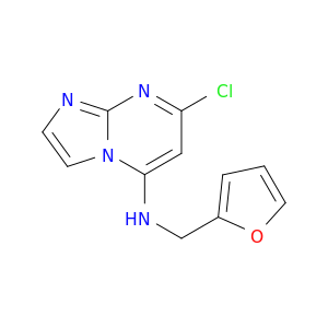 Imidazo[1,2-a]pyrimidin-5-amine, 7-chloro-N-(2-furanylmethyl)-