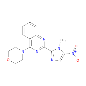 Quinazoline, 2-(1-methyl-5-nitro-1H-imidazol-2-yl)-4-(4-morpholinyl)-