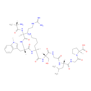 L-Proline, L-alanyl-L-arginyl-L-tryptophyl-L-lysyl-L-serylglycyl-L-leucylglycyl-