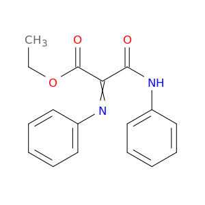 Propanoic acid, 3-oxo-3-(phenylamino)-2-(phenylimino)-, ethyl ester