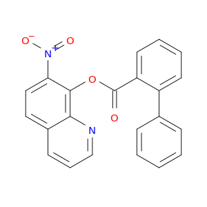 [1,1'-Biphenyl]-2-carboxylicacid, 7-nitro-8-quinolinyl ester