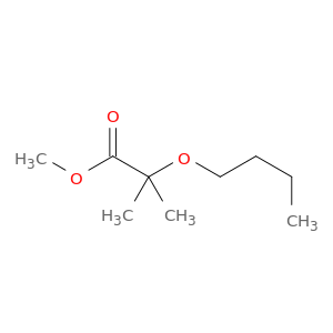 Propanoic acid, 2-butoxy-2-methyl-, methyl ester