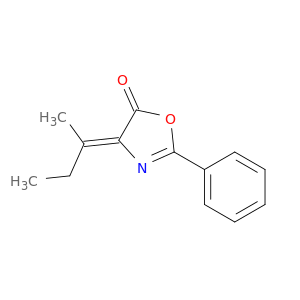 5(4H)-Oxazolone, 4-(1-methylpropylidene)-2-phenyl-, (Z)-