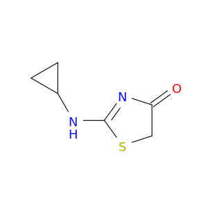 2-(cyclopropylamino)-4,5-dihydro-1,3-thiazol-4-one