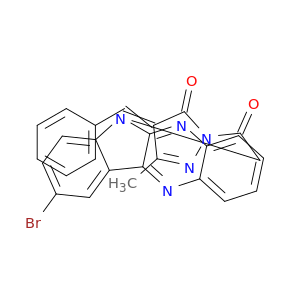3H-Pyrazol-3-one,2-[2-(9-bromo-6H-indolo[2,3-b]quinoxalin-6-yl)acetyl]-2,4-dihydro-5-methyl-4-(phenylmethylene)-