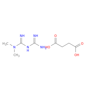 Butanedioic acid, compd. with N,N-dimethylimidodicarbonimidicdiamide (1:1)