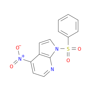 4-硝基-1-(苯磺酰基)-1H-吡咯,[2,3-B]吡啶