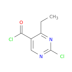 5-Pyrimidinecarbonylchloride, 2-chloro-4-ethyl-
