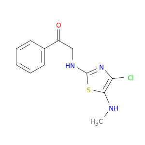 Ethanone, 2-[[4-chloro-5-(methylamino)-2-thiazolyl]amino]-1-phenyl-