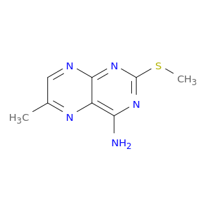 4-Pteridinamine, 6-methyl-2-(methylthio)-