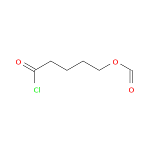 Pentanoyl chloride, 5-(formyloxy)-