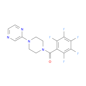 Piperazine, 1-(pentafluorobenzoyl)-4-pyrazinyl-