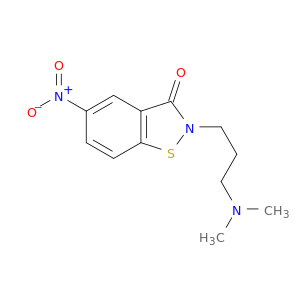 1,2-Benzisothiazol-3(2H)-one, 2-[3-(dimethylamino)propyl]-5-nitro-