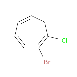 1,3,5-Cycloheptatriene, 2-bromo-1-chloro-