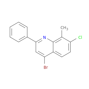 4-Bromo-7-chloro-8-methyl-2-phenylquinoline