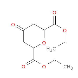 2H-Pyran-2,6-dicarboxylic acid, tetrahydro-4-oxo-, diethyl ester