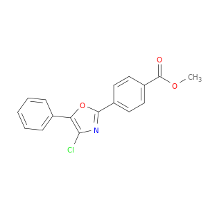 Benzoic acid, 4-(4-chloro-5-phenyl-2-oxazolyl)-, methyl ester