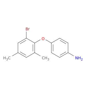 Benzenamine, 4-(2-bromo-4,6-dimethylphenoxy)-