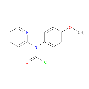 Carbamic chloride, (4-methoxyphenyl)-2-pyridinyl-