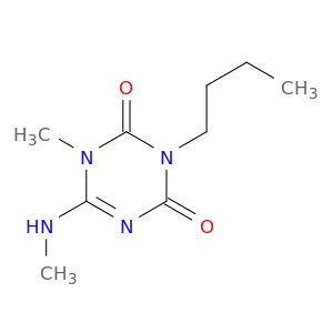 1,3,5-Triazine-2,4(1H,3H)-dione, 3-butyl-1-methyl-6-(methylamino)-
