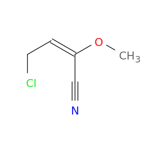 2-Butenenitrile, 4-chloro-2-methoxy-, (E)-