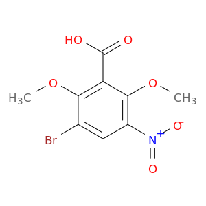 3-溴-2,6-二甲氧基-5-硝基苯甲酸