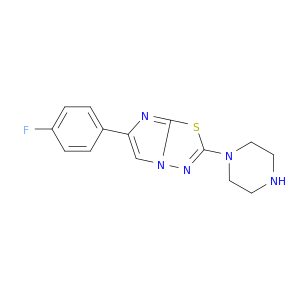 1-[6-(4-Fluorophenyl)imidazo[2,1-b][1,3,4]thiadiazol-2-yl]piperazine