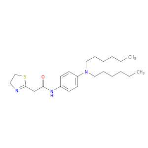 2-Thiazoleacetamide, N-[4-(dihexylamino)phenyl]-4,5-dihydro-