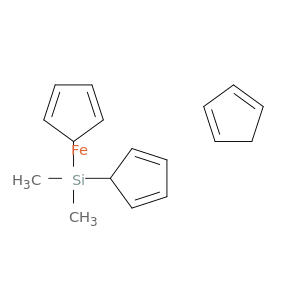 bis(1-cyclopenta-2,4-dienyl)-dimethyl-silane; cyclopenta-1,3-diene; iron