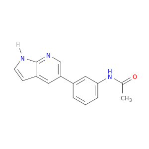Acetamide, N-[3-(1H-pyrrolo[2,3-b]pyridin-5-yl)phenyl]-