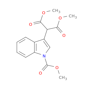 Propanedioic acid, [1-(methoxycarbonyl)-1H-indol-3-yl]-, dimethyl ester