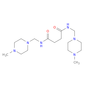 Butanediamide, N,N'-bis[(4-methyl-1-piperazinyl)methyl]-