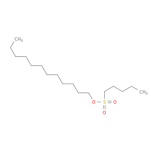 1-Pentanesulfonic acid, dodecyl ester