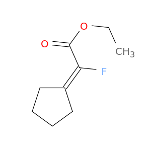 Acetic acid, cyclopentylidenefluoro-, ethyl ester