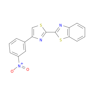 Benzothiazole, 2-[4-(3-nitrophenyl)-2-thiazolyl]-