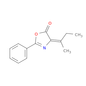 5(4H)-Oxazolone, 4-(1-methylpropylidene)-2-phenyl-, (E)-