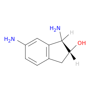 1H-Inden-2-ol, 1,6-diamino-2,3-dihydro-, trans-
