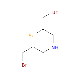 2H-1,4-Selenazine, 2,6-bis(bromomethyl)tetrahydro-