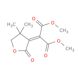 DIMETHYL 2-(4,4-DIMETHYL-2-OXO-OXOLAN-3-YLIDENE)PROPANEDIOATE