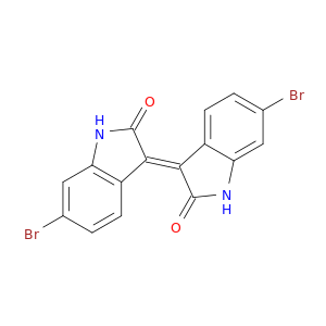 (E)-6,6'-二溴-[3,3'-二吲哚啉亚基]-2,2'-二酮