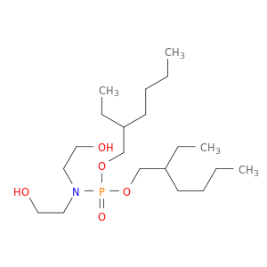 Phosphoramidic acid, bis(2-hydroxyethyl)-, bis(2-ethylhexyl) ester