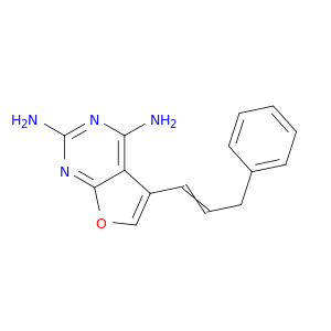 Furo[2,3-d]pyrimidine-2,4-diamine, 5-(3-phenyl-1-propenyl)-