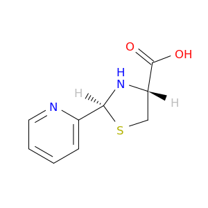 4-Thiazolidinecarboxylic acid, 2-(2-pyridinyl)-, (2S,4R)-