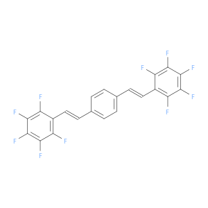 Benzene, 1,4-bis[(1E)-2-(pentafluorophenyl)ethenyl]-