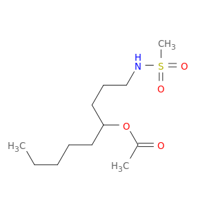 Methanesulfonamide, N-[4-(acetyloxy)nonyl]-
