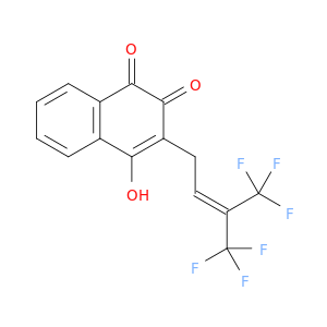 4-hydroxy-3-[4,4,4-trifluoro-3-(trifluoromethyl)but-2-en-1-yl]naphthalene-1,2-dione