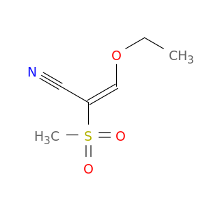 2-Propenenitrile,3-ethoxy-2-(methylsulfonyl)-