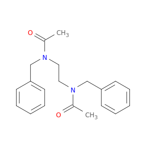 Acetamide, N,N'-1,2-ethanediylbis[N-(phenylmethyl)-