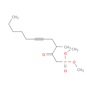 Phosphonic acid, (3-methyl-2-oxo-5-undecynyl)-, dimethyl ester